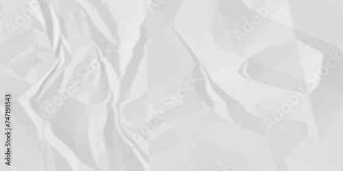 White crumpled paper texture. White wrinkled paper texture. White paper texture. White crumpled and top view textures can be used for background of text or any contents.
