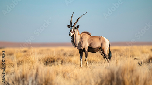 Gemsbok Oryx gazelladominant Gemsbok antelope photo