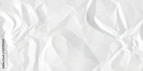 White crumpled paper texture. White wrinkled paper texture. White paper texture. White crumpled and top view textures can be used for background of text or any contents.