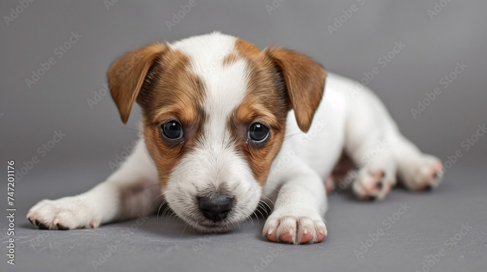 Portrait of a Jack Russell Terrier Puppy