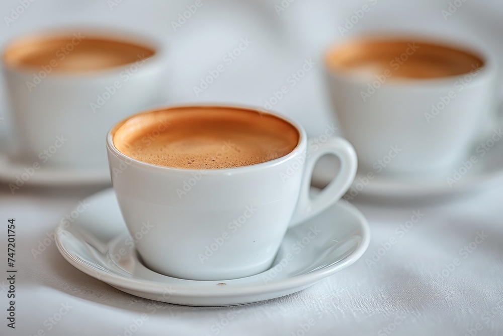 Three Cups of Coffee on a Saucer Three Cups of Coffee on a Saucer