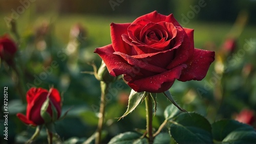 single red rose