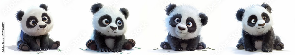 Obraz premium Cute Panda