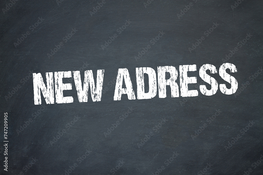 Obraz premium New Adress 