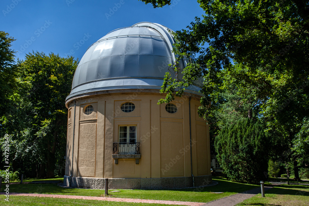 Detail of the Astronomical Observatory at Bergedorf