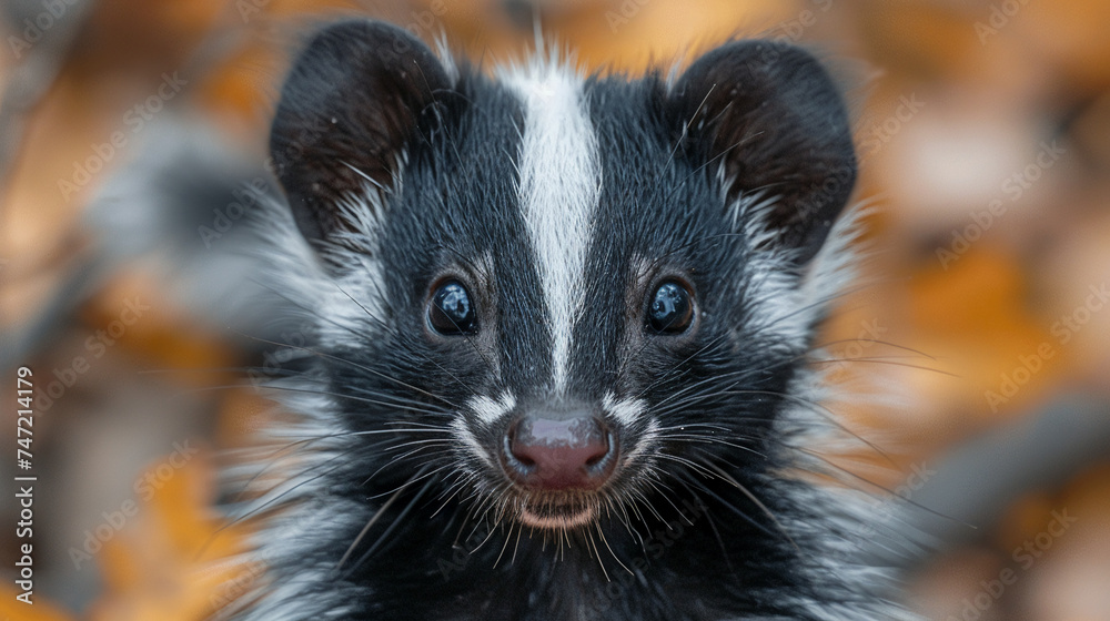 wildlife photography, authentic photo of a skunk in natural habitat, taken with telephoto lenses, for relaxing animal wallpaper and more wildlife photography, authentic photo of a skunk in natural habitat, taken with telephoto lenses, for relaxing animal wallpaper and more