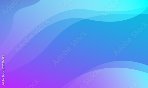 Blue pink wave background. Vector illustration