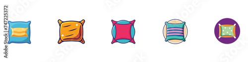 Pillow icon vector, Pillow Line icon, pillow icon. cushion icon