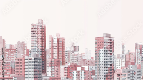 A cityscape with buildings on top of building   