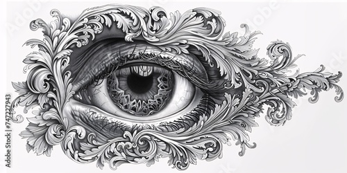 Eye of the Month A Tattoo-Inspired Eye Artwork Generative AI