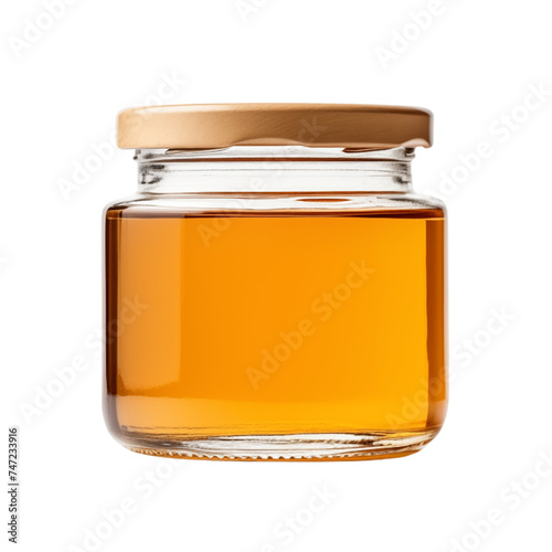 honey jar isolated on transparent or white background, png