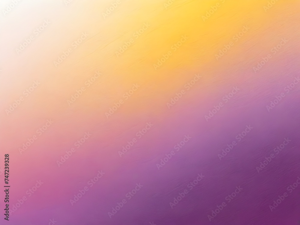 purple, yellow, grainy noisy gradient color on a white background Generative AI