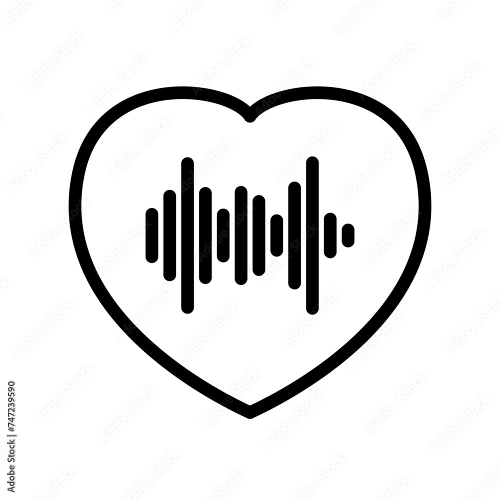 Obraz premium Pulse icon