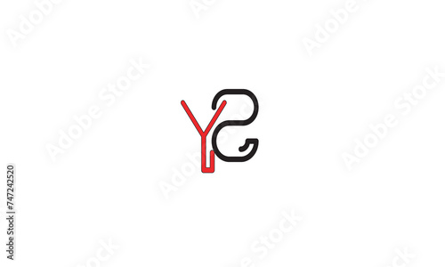 YS, SY, S, Y Abstract Letters Logo Monogram	