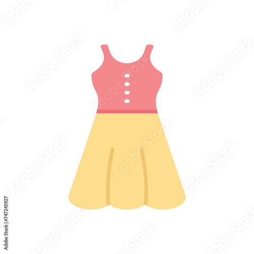 Dress icon vector stock illustration