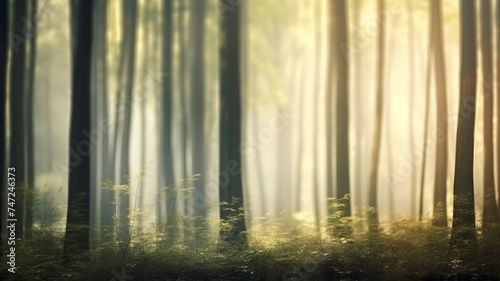 blurred nature forest background