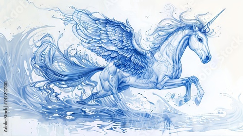 An Unicorn tattoo idea