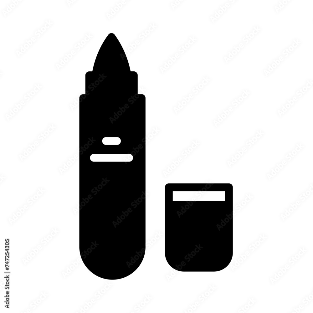 Eyeliner Gel Makeup Glyph Icon Eyeliner Gel Makeup Glyph Icon