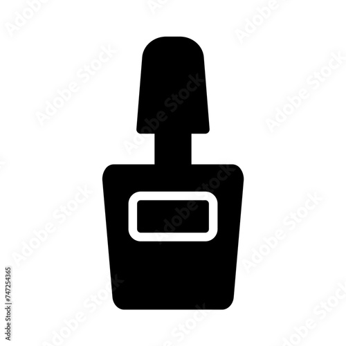 Lacquer Nail Polish Beauty Glyph Icon