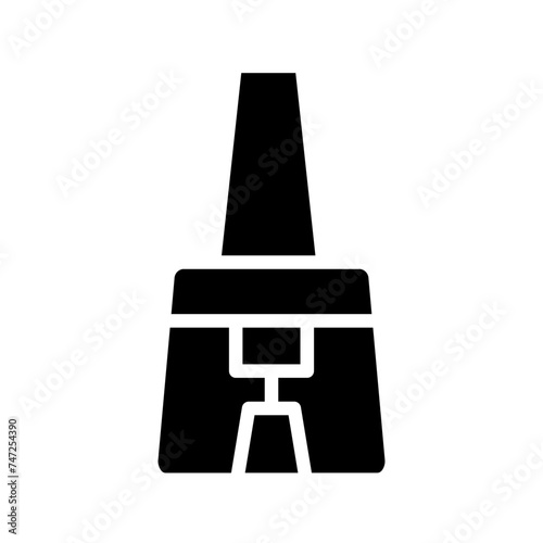 Manicure Nail Polish Glyph Icon