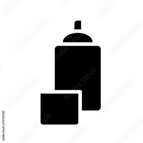 Auto Car Paint Glyph Icon