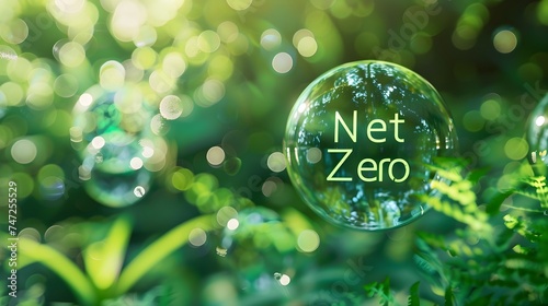 Net Zero Bubbles in Green Environmental Surrealism