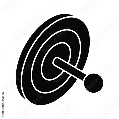 Have a look at this visually perfect icon of dartboard, target, aim, objective vector design