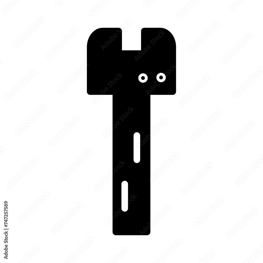 Parts Screws Tools Glyph Icon Parts Screws Tools Glyph Icon