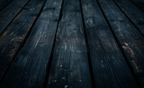Aged Burnt Boards on Dark Stained Reclaimed Wood Surface
