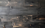 Aged Burnt Boards on Dark Stained Reclaimed Wood Surface