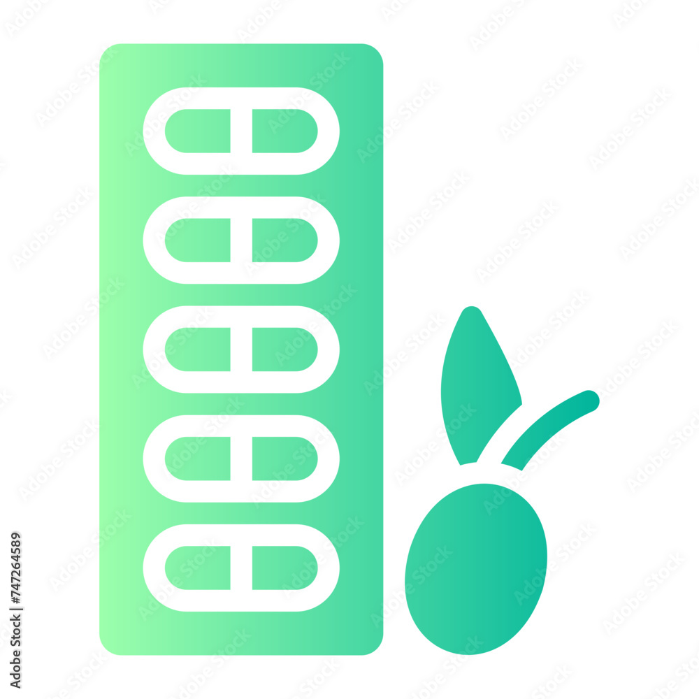 vitamin gradient icon