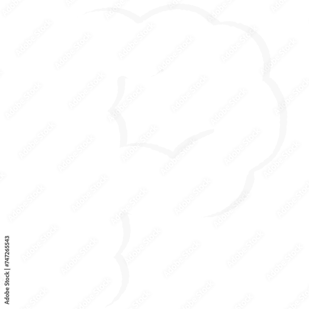 Fototapeta premium White letter p illustration