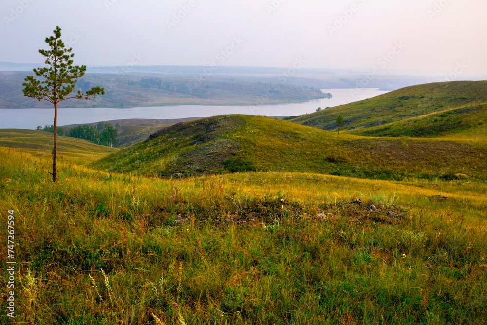 endless hilly expanses in the Southern Urals in the Republic of Borkovstan endless hilly expanses in the Southern Urals in the Republic of Borkovstan