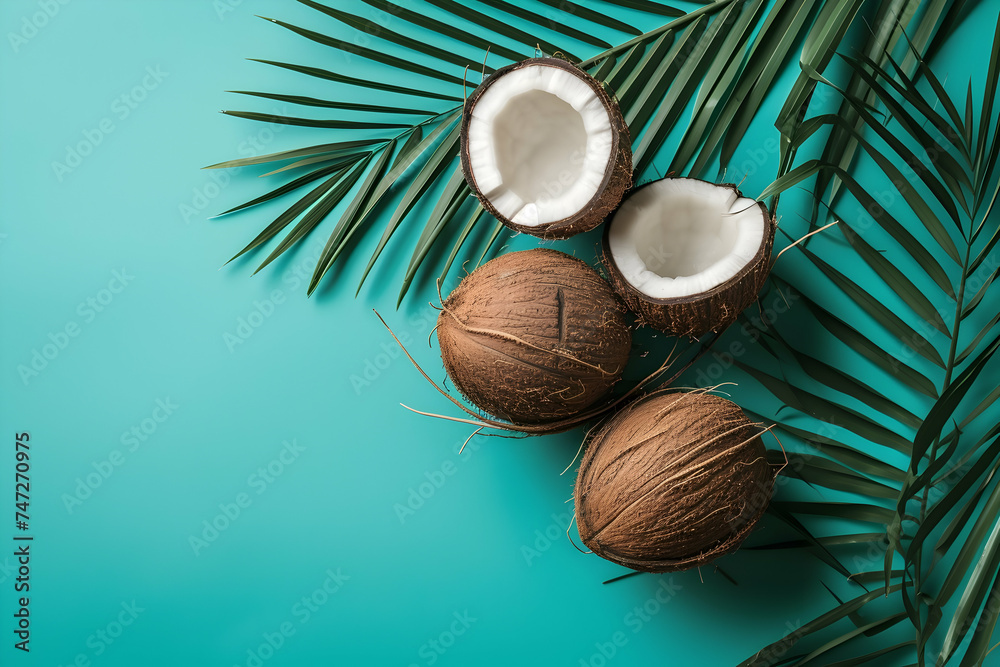 Beautiful Coconuts - Aesthetic Tropical Image