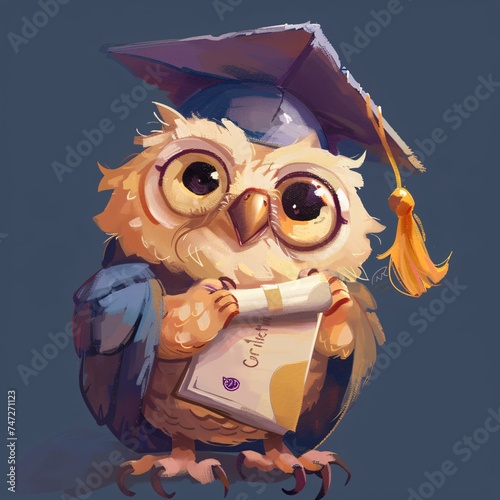 Owly Graduate Generative AI photo