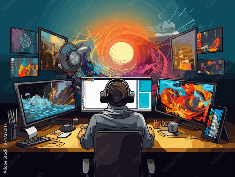 art designer and laptop art designer and laptop