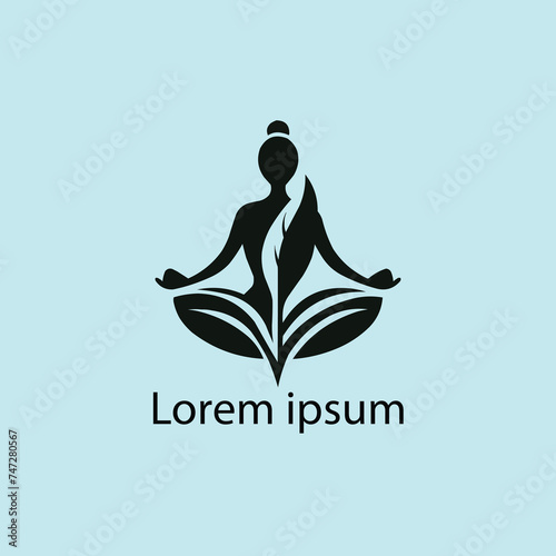 a yoga logo design for brand
