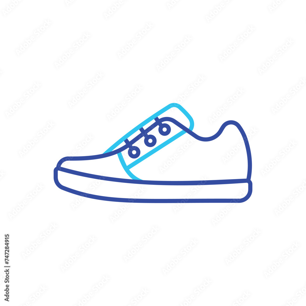 Sneakers icon vector stock illustration Sneakers icon vector stock illustration