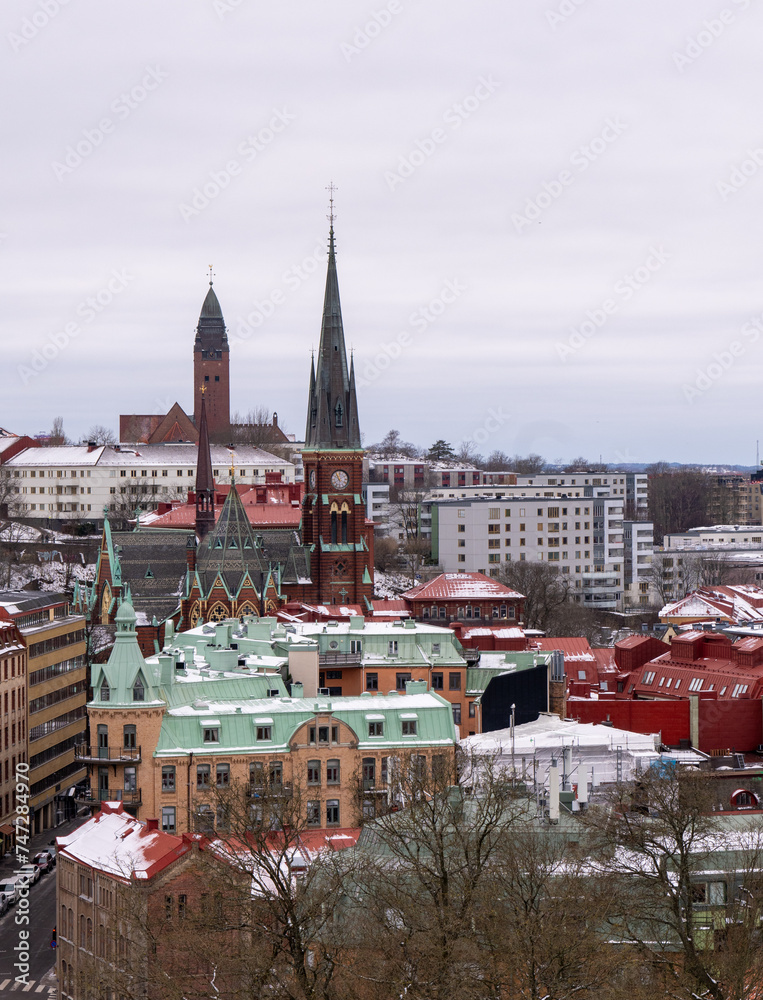 Obraz premium Gothenburg, a city in Sweden, the capital of the Västra Götaland region.