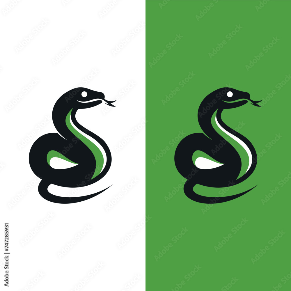 SNAKE ICON LOGO VECTOR SNAKE ICON LOGO VECTOR