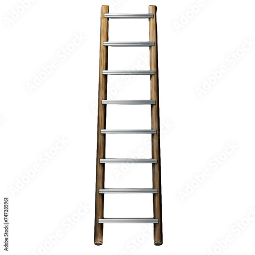 ladder isolated on transparent background, png