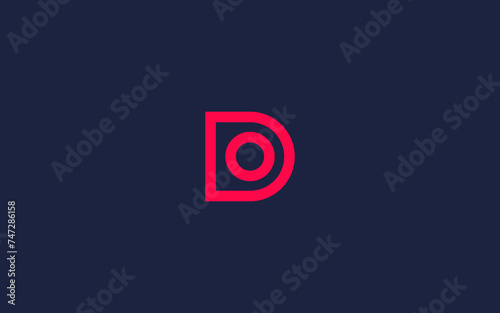 letter od or do logo icon design vector design template inspiration