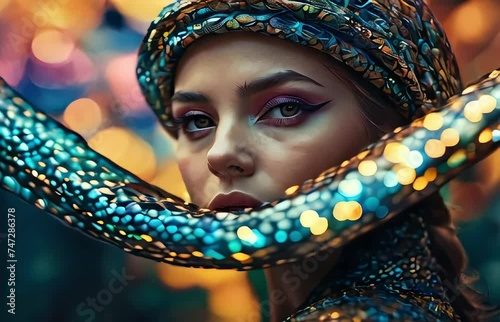 Captivating Grace: A Woman's Portrait
