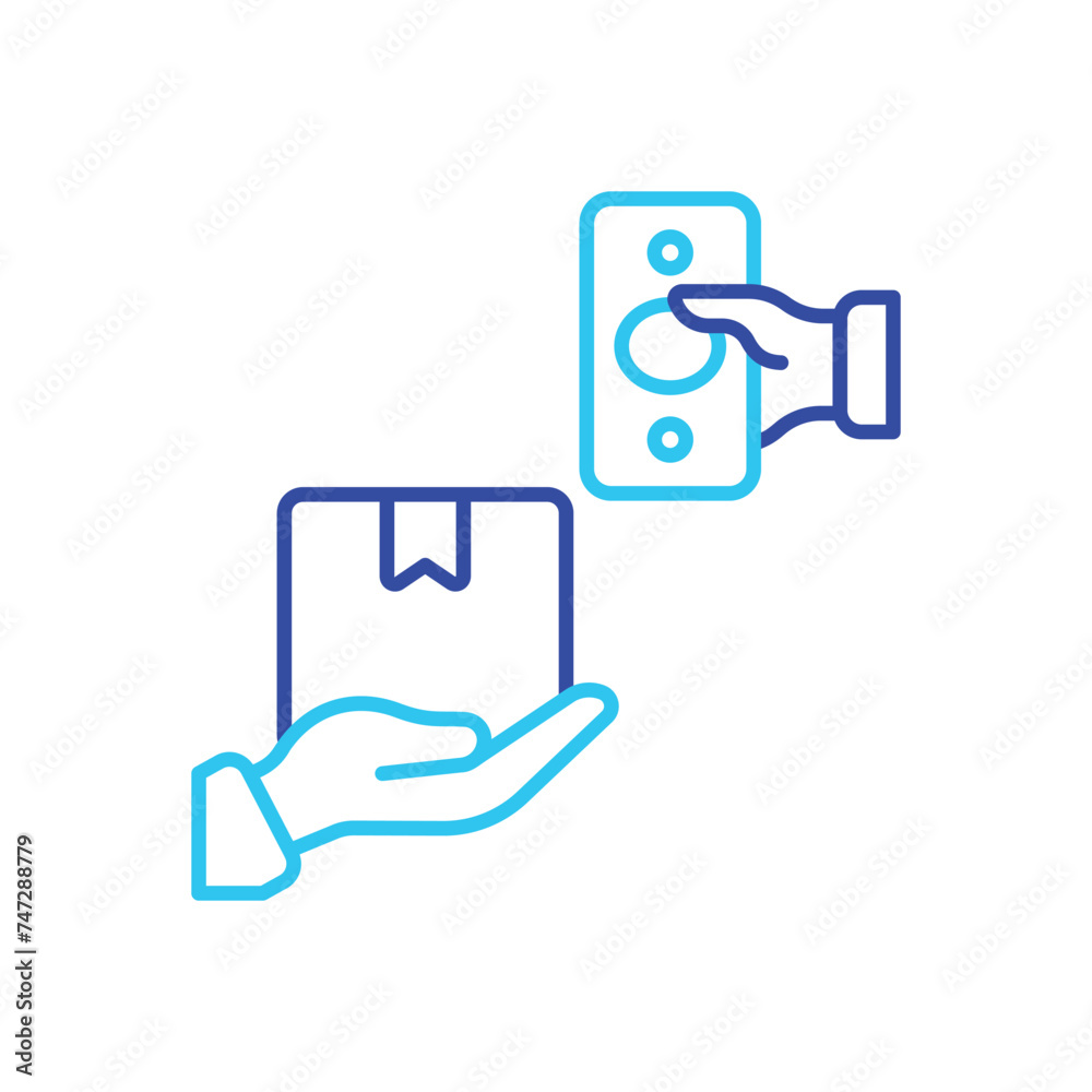 Cash On Delivery icon vector stock illustration Cash On Delivery icon vector stock illustration