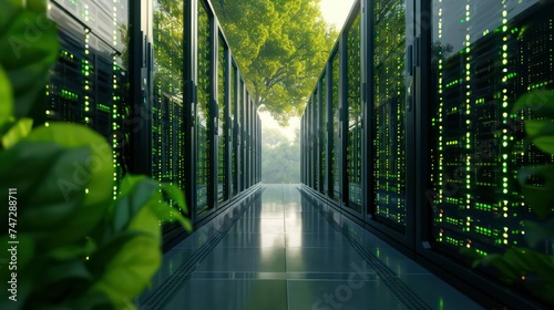 the integration of green data centres and sustainable computing practices in the tech industry photo