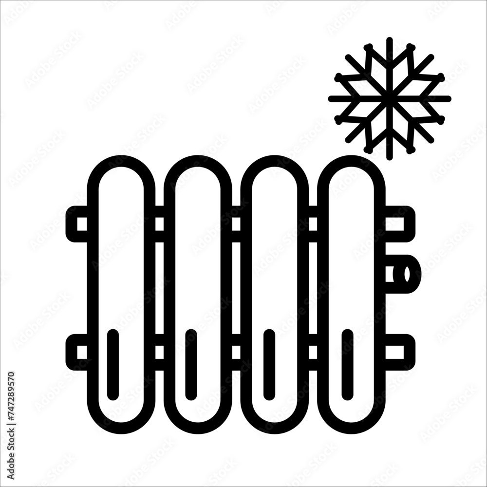 cold battery icon vector illustration symbol cold battery icon vector illustration symbol