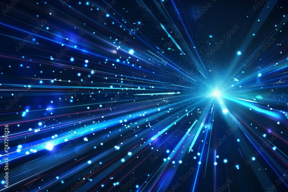 Naklejka premium Business Background Modern Blue abstract background Color gradient Geometric shape. 3d effect