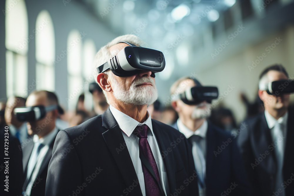 Futuristic cyberspace cyberpunk person wearing headset for metaverse generative ai gamer player Futuristic cyberspace cyberpunk person wearing headset for metaverse generative ai gamer player