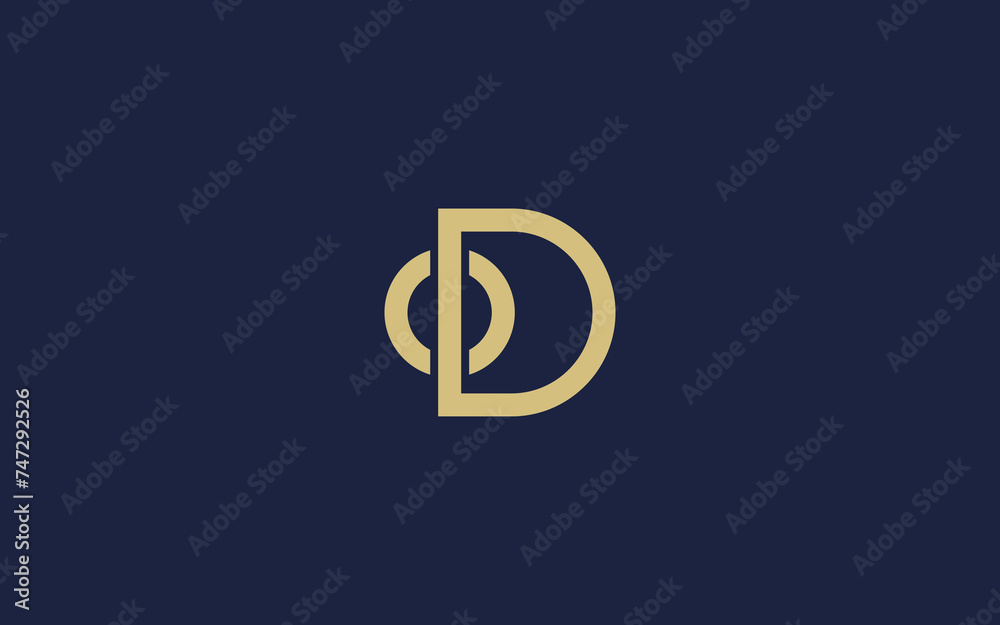 letter od or do logo icon design vector design template inspiration - obrazy, fototapety, plakaty 