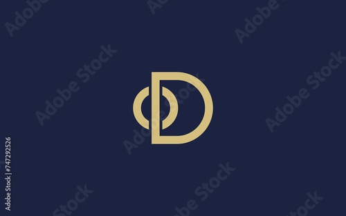 letter od or do logo icon design vector design template inspiration photo
